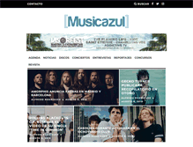 Tablet Screenshot of musicazul.com